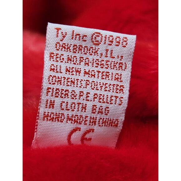 TY Beanie Buddies Snort the Red Bull – 1998 Plush, Original Tags - Picture 6 of 7